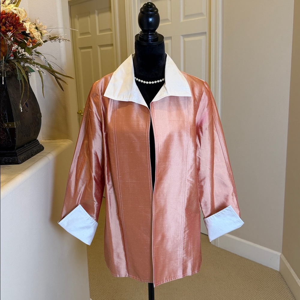 Neiman Marcus Exclusive Silk‎ Blazer